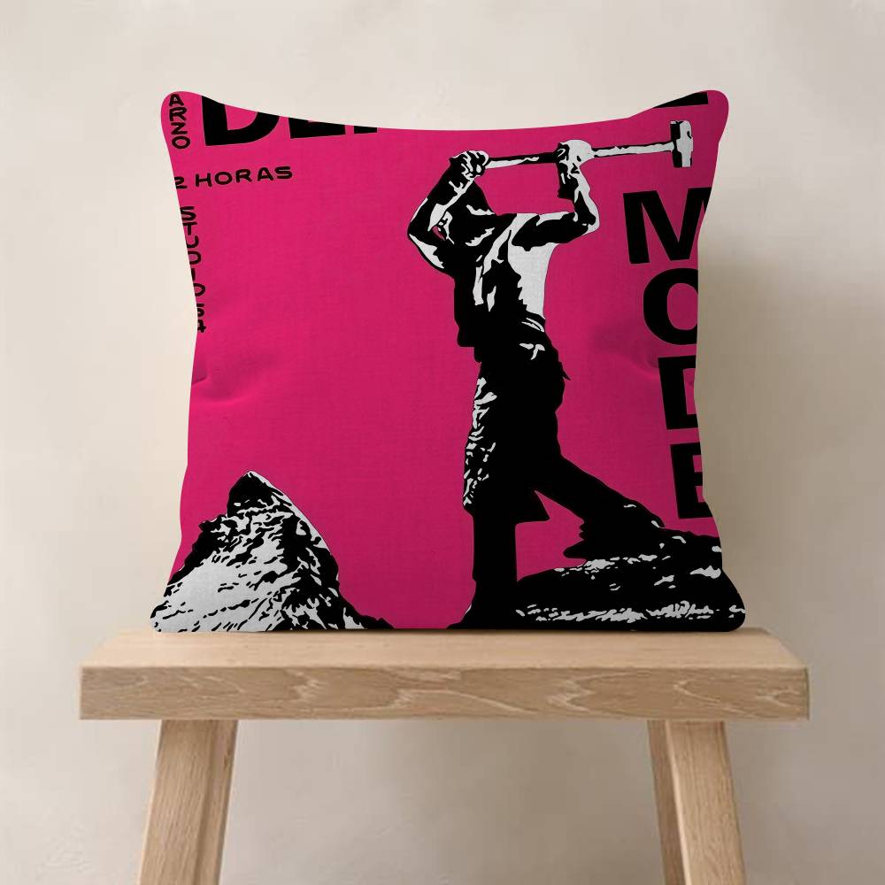 Depeche Mode Singer Pillow Cover For Bedroom Room And Living Room Sofa Decorative Cushion Cover