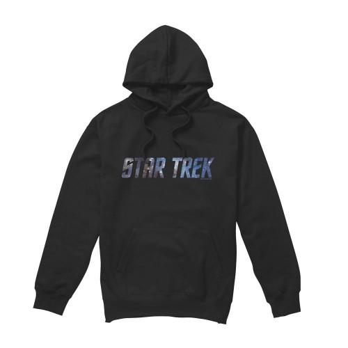Star Trek Mens Space Logo Hoodie