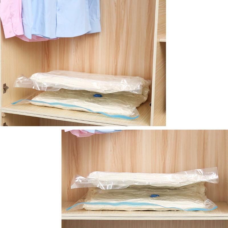 3/5 Stück Vakuum-Aufbewahrungsbeutel für Kleidung, Bettwäsche, platzsparende Beutel, Aufbewahrungsvakuumbeutel, faltbare, komprimierte Organizer-Tasche