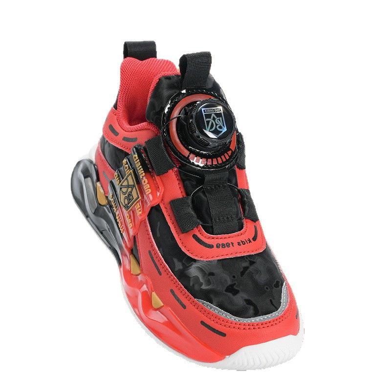 Boys' Red New Year Fleece-Lined Winter Sports Shoes