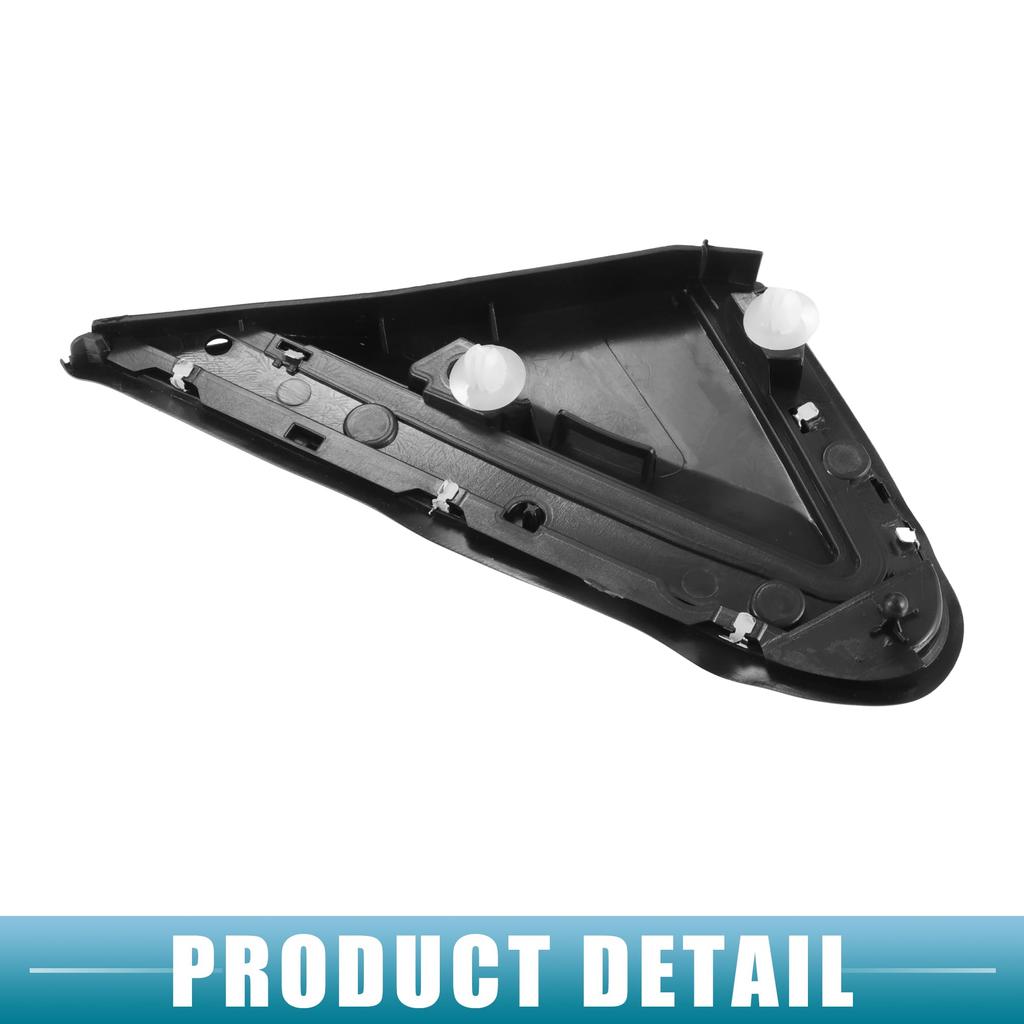 ABSOPRO Front Right Door Mirror Corner Fender Triangle Cover Trim Rearview Triangle Trim Panel for Nissan Murano Black Plastic (No. 96318-5BC0A)