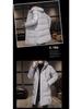 Men's Winter Mid-Length Cotton Padded Jacket: Trendy, Thick, Plus Size