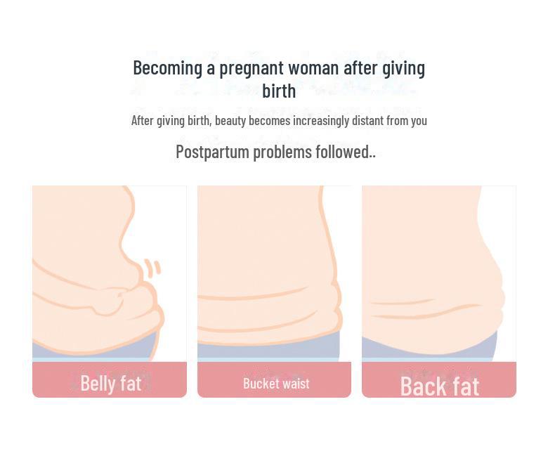 Kroppsformande bälte för kvinnor: Smal midjekorsett för postpartum, konvalescens och återhämtning efter kejsarsnitt.