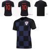 Premium Quality Fashion Croatia Flag Mens T-shirt Tee Top For Hrvatska Football Fans