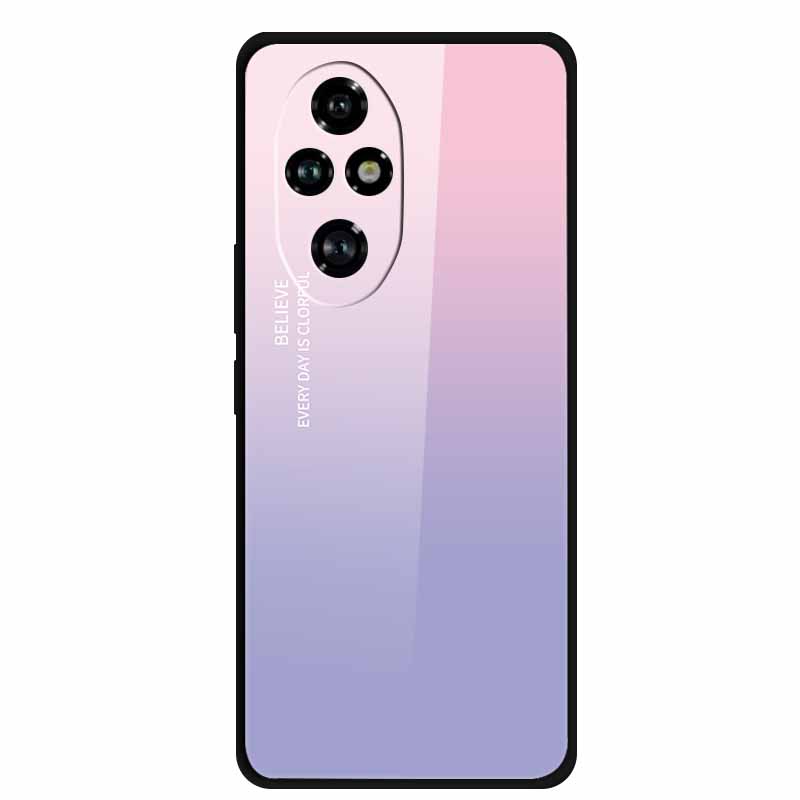 Tempered Glass Case For Honor 200 Pro Case Hard Phone Back Cover Soft Bumper For Honor 200 Pro Case Honor200 Pro 200Pro Bag Capa