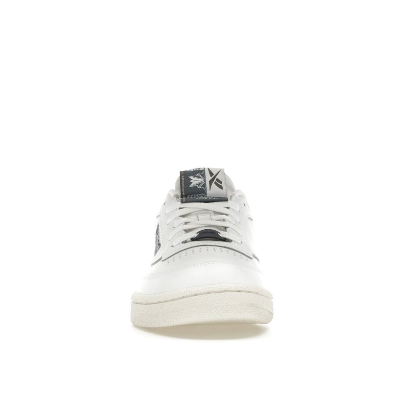 Reebok Club C 85 White East Coast Blue Unisex Sneakers Footwear-White Chalk 100074163