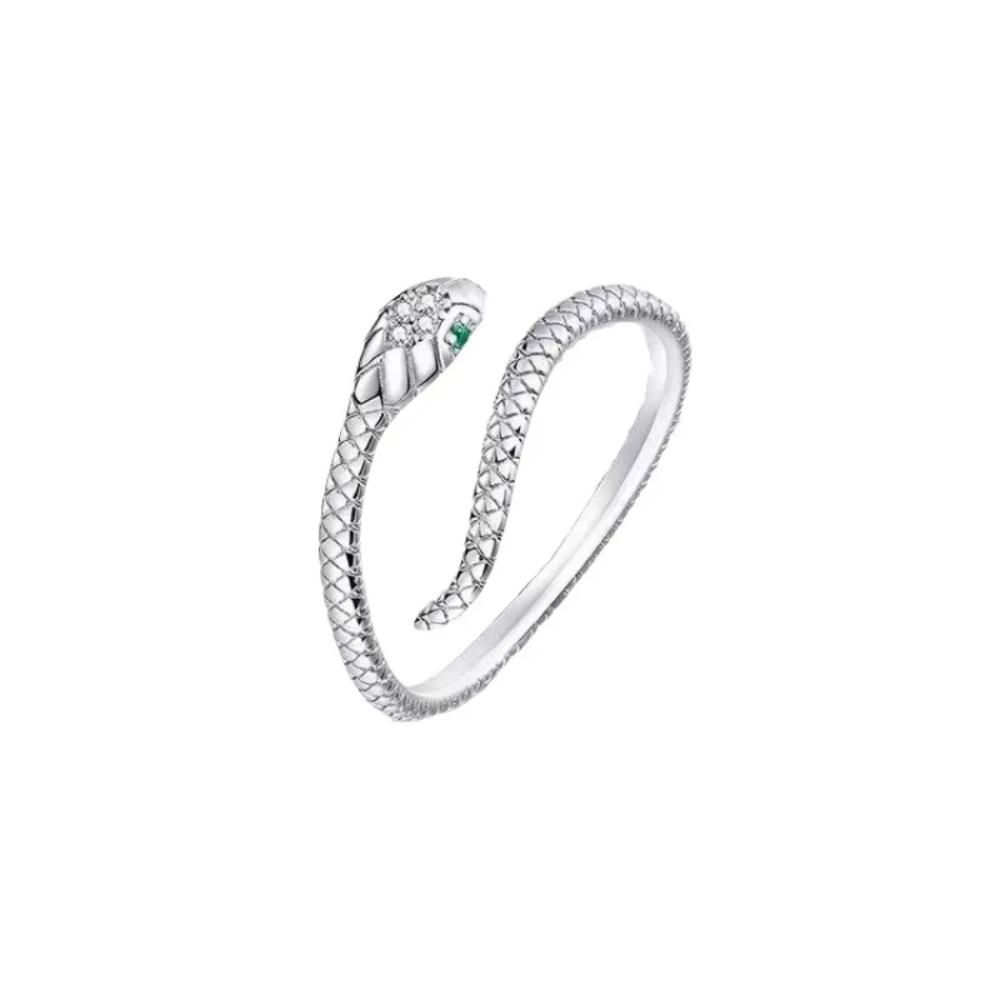 Gifts Snake Open Cuff Bangles Party Jewelry Snake Ring&Ear Studs Snake Shape Bracelet for Women