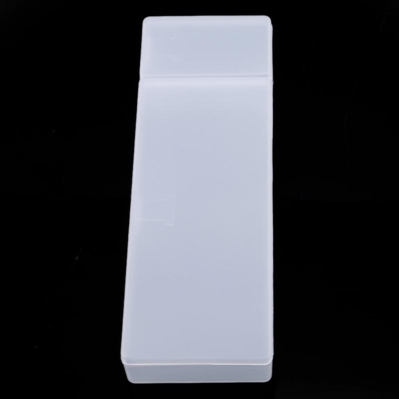 Small Hard Pencil Case with Snap Lid Stackable Plastic Crayon Box for Marker Capacity School Office Supply Organizer