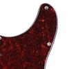 PVC Material Guitar Pickguard Red Tortoise Shell Noise Reduction Pickguard  For Guitar