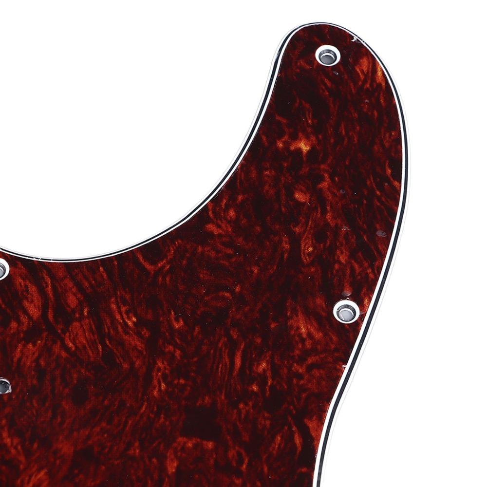 PVC Material Guitar Pickguard Red Tortoise Shell Noise Reduction Pickguard For Guitar