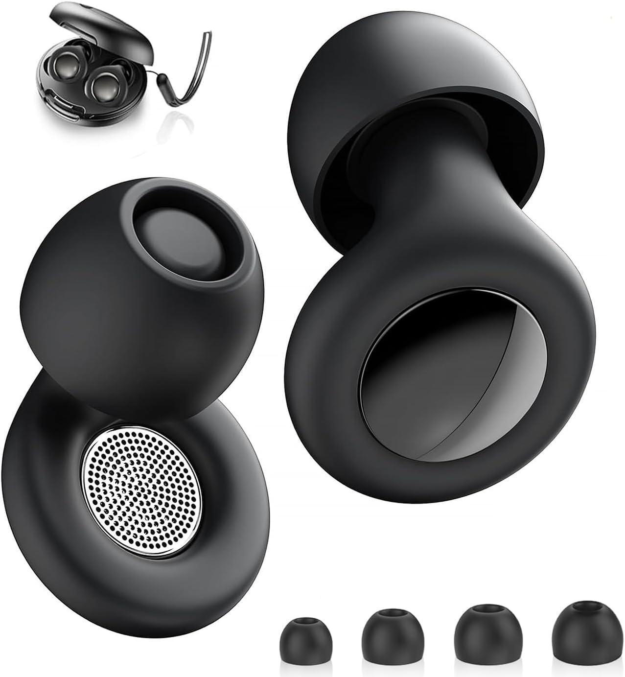 

Беруши Boppon для полной звукоизоляции с берушами для сна, которые не дают вам слышать только хороший сон шум шум слух 55 дБ храп чёрный