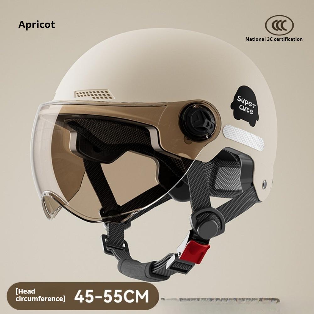 

Electric Car Helmet Summer Unisex Battery Car Hard Hat Motorcycle Sun Protection Half Helmet