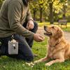 Leak-proof Dog Treat Pouch Drawstring Closure Pet Food Storage Bag Food Dispenser Bag  Park