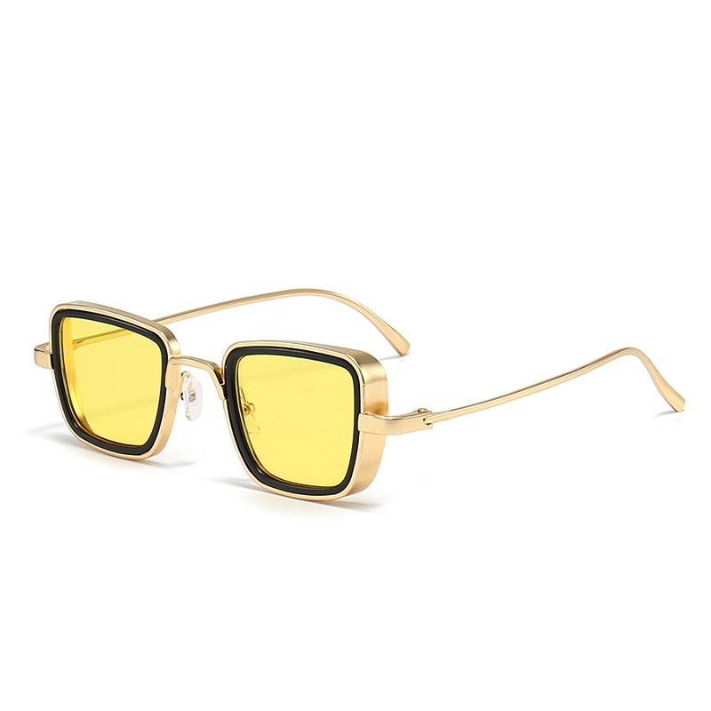Vintage Metal Frame Square Sunglasses For Women Men Punk Sun Glasses Female Eyewear Sunglasses for Male Female Eyeglasses