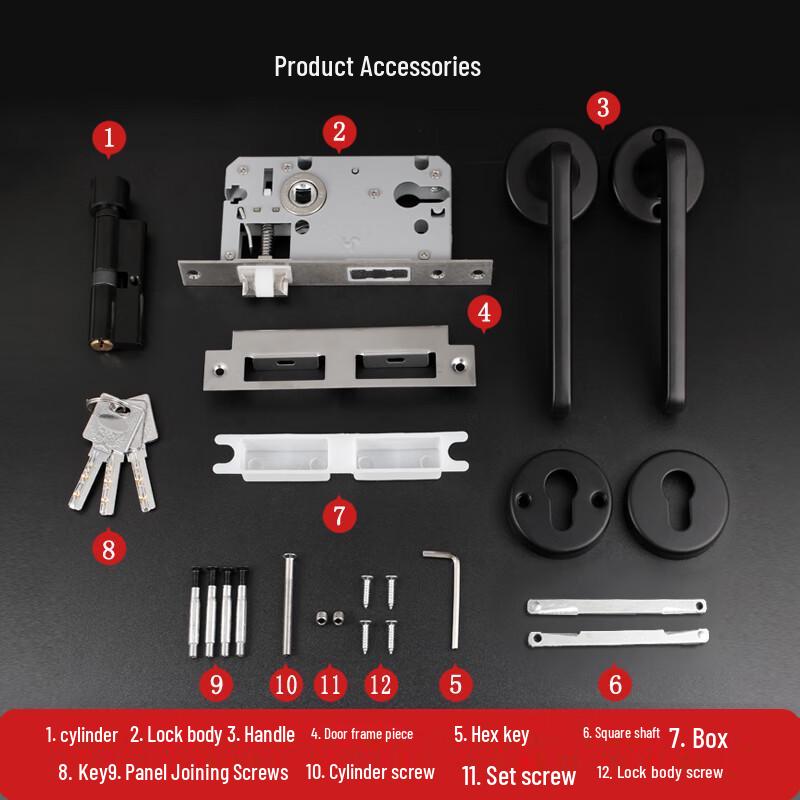 Aubon Silent Split-Design Lever Door Lock