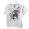 Men's Unicorn Embroidered Short-Sleeve T-Shirt - Chinese Style National Trend