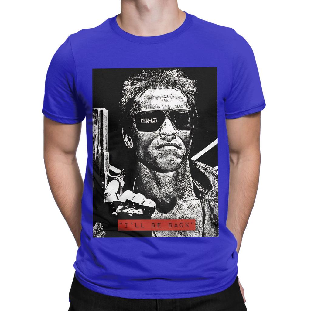 I Will Be Back The Tterminator Funny 100 Cotton TShirt The Tterminator Tees Tops For Unisex