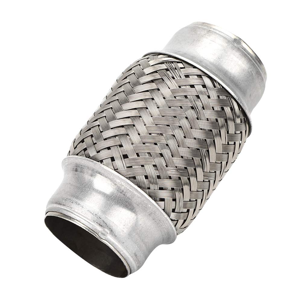 Car Exhaust Flexible Pipe Stainless Steel Air Intake Tube 38x102mm/ 1.5x4 Inch Exhaust Flexible