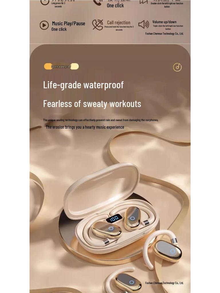 2025 Wireless In-Ear & Over-Ear Bluetooth Headphones - High-Value, Sports, Ultra-Long Battery, No Pain Design