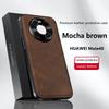 For Huawei Mate 40 Case Magnetic Elegant Leather Wear-Resistant Lens Fully Covered Non-Slip Grip Edge Cover Shell