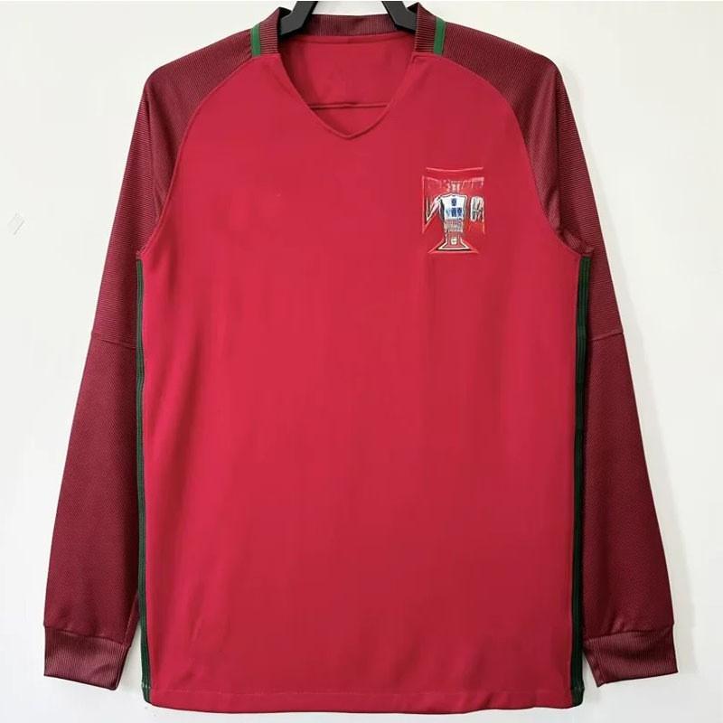Long Sleeve Retro Football Jersey Men Classic Club National Team Style Sports Training Wear