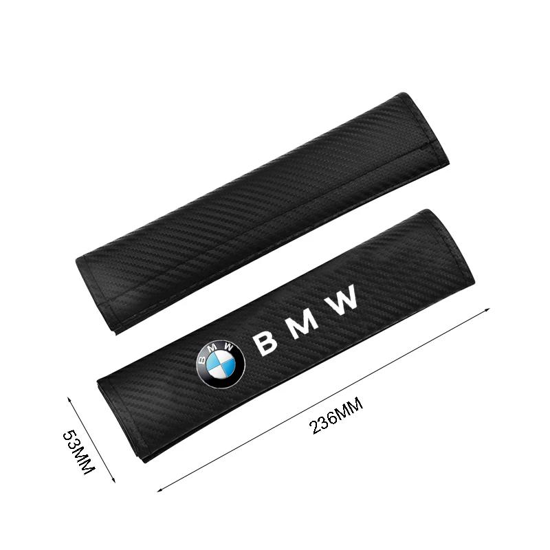 DLCP9 Car Seat Belt Shoulder Protector Cover Safety Belt Padding Pad For BMW M e46 e90 e60 f30 f10 e39 e36 g20 g30 f20 e87 Accessories