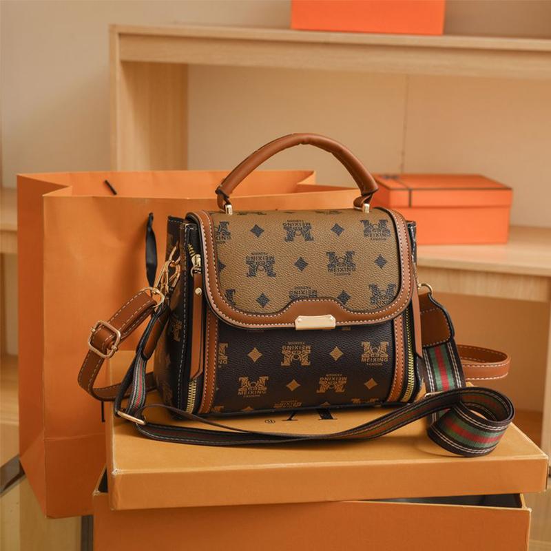 Klasická jednobarevná kabelka přes rameno s prvotřídní texturou pro ženy s výklenkovou kabelkou přes tělo, módní malá čtvercová kabelka