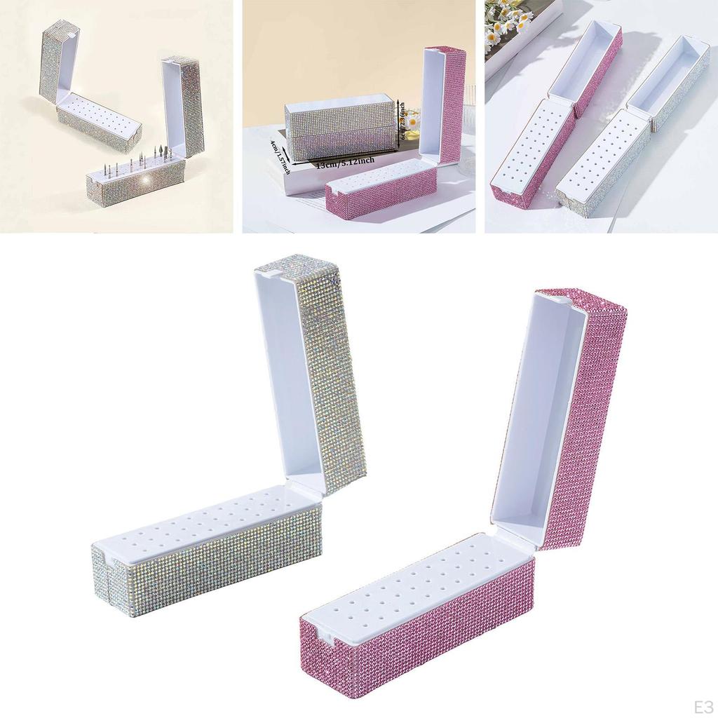 Halter Display Organizer Etui, 30 Löcher Strass, Leichtgewicht, Aufbewahrungsbox