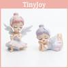Adorable Pvc Ballet Angel Figurine Cute Collectible For Cake Table Or Car Decor