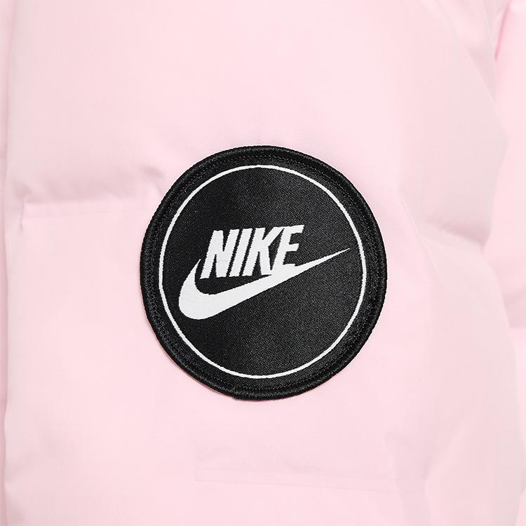 Nike Down Jacket With Hood And Zipper Kids Jackets Foam-Pink HQ7960-663