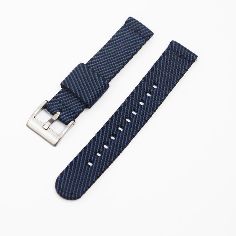 Quick Release High-Quality Nylon Canvas Watch Strap for Seiko DW - Sizes 18, 20, 22, 24mm