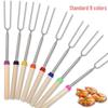 SMVP Telescopic Stainless Steel BBQ Roasting Forks Set