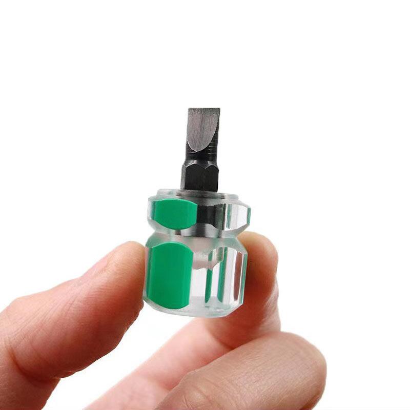 Mini Sewing Machine Screwdrivers Kit Short Handle Portable Radish Head Needle Plate Screwdriver Repair Sewing Accessories Tools