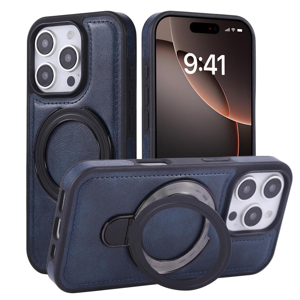 Apple 16 Magnetic Stand Business Case with Card Slot and Full Coverage
