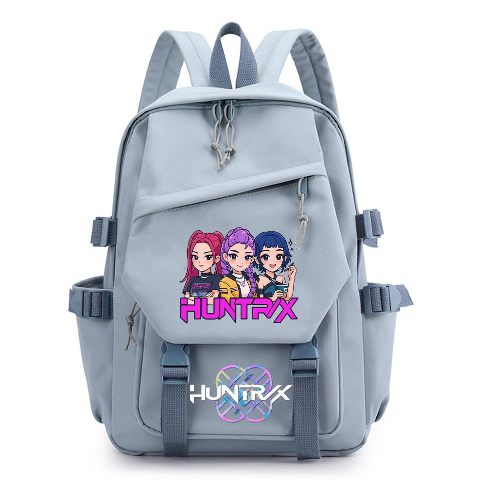Anime Kpop Dämonenjäger Bedruckter Rucksack für Teenager Jungen Mädchen Schultasche Kinder Schüler Buchrucksack Damen große Kapazität Reisetasche Kindergeschenk Mochila