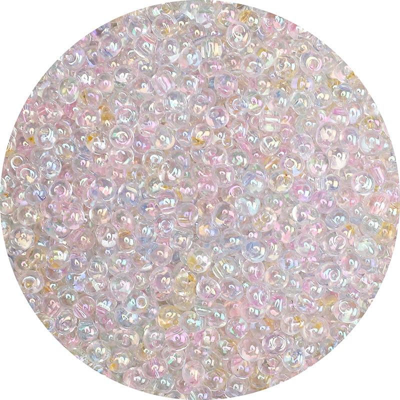 4mm Water Drop Colorful Glass Millet Beads Handmade Diy Jewelry Materials Loose Beads Accessories Package Hanging Necklace Strings Beads Nice Beads