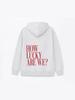 2025 Casual Loose Fit Letter Print Hoodie