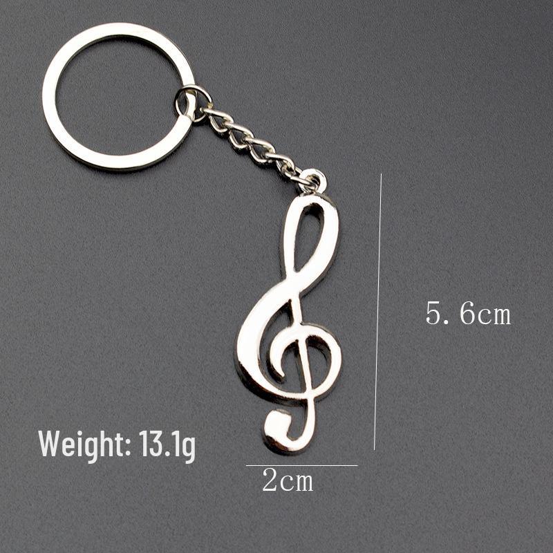 Breloc Metalic Simbol Muzical Personalizat - Breloc Minimalist pentru Chei Auto