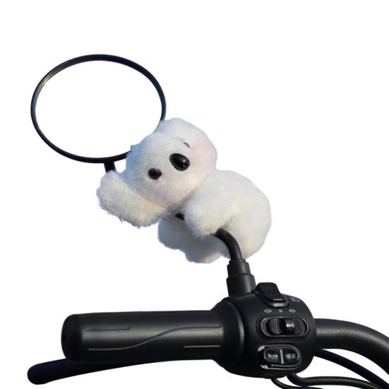 

Милая Очаровательная Мини Каваи Коала Плюшевая Кукла Электровелосипед Автомобильное Украшение Подвеска Анти-Вибрация белый