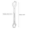 1/2pcs Thin Open End Wrench 5.5-32mm Metric Sandblasting Plated Stainless Steel Double Ended Slim Spanner for General Repairs