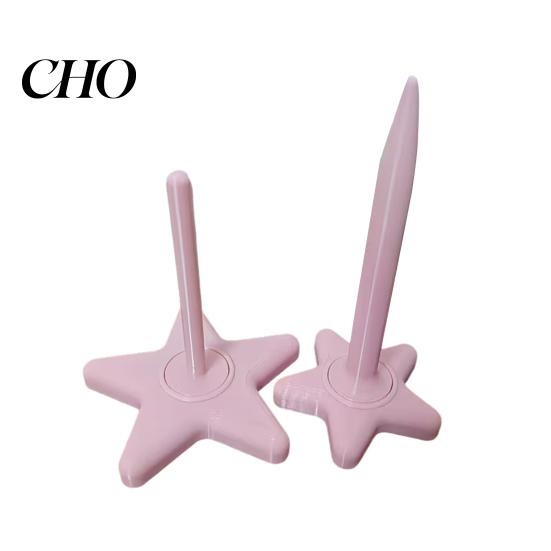 Yarn Flow Enhancer 3D Printed Spinner Smooth Rotating Holder Cute Tension Device Star Tangle-Free for Crocheting Knitting Lovers Universal