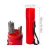 Welding Rod Storage Tube Electrode Rod Storage Tools Holds 35cm Electrodes, Removable Internal Dividers Electrode Protection Box
