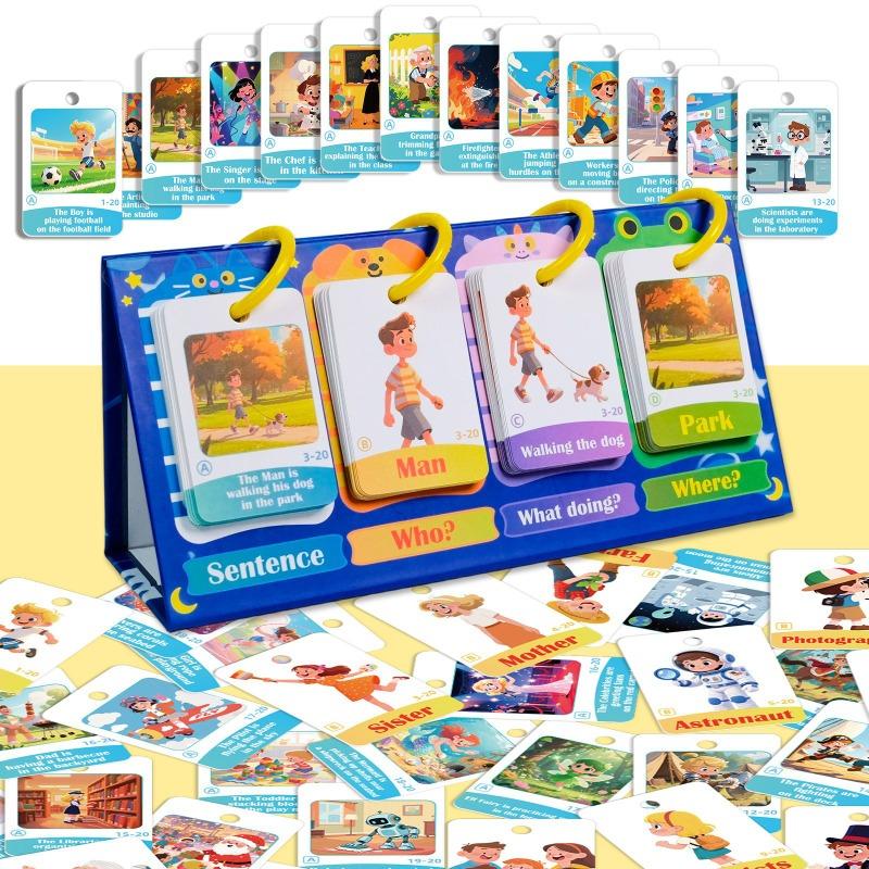129 Visual Word Education Desktop Cards Early Education Enlightenment Picture and Text Cognitive Cards Parent-child Interaction Cards