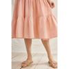 Casual Long Dress Women Floral Print Square Neck A-line Linen Summer Dress