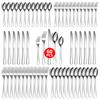 60Pcs Silverware Set Service for 12 Stainless Steel Flatware Cutlery Set Mirror Polished Flatware Set Include Forks Spoons Knive