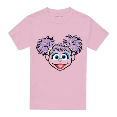 Sesamstraße Abby Cadabby Ganzkörper 100% Baumwolle T-Shirt Herren T-Shirts Oberteil S-4XL, Rosa