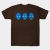 Men Black Print T-shirt Bluth Man Group No-Cut Transfer Paper Print Cotton Tshirt