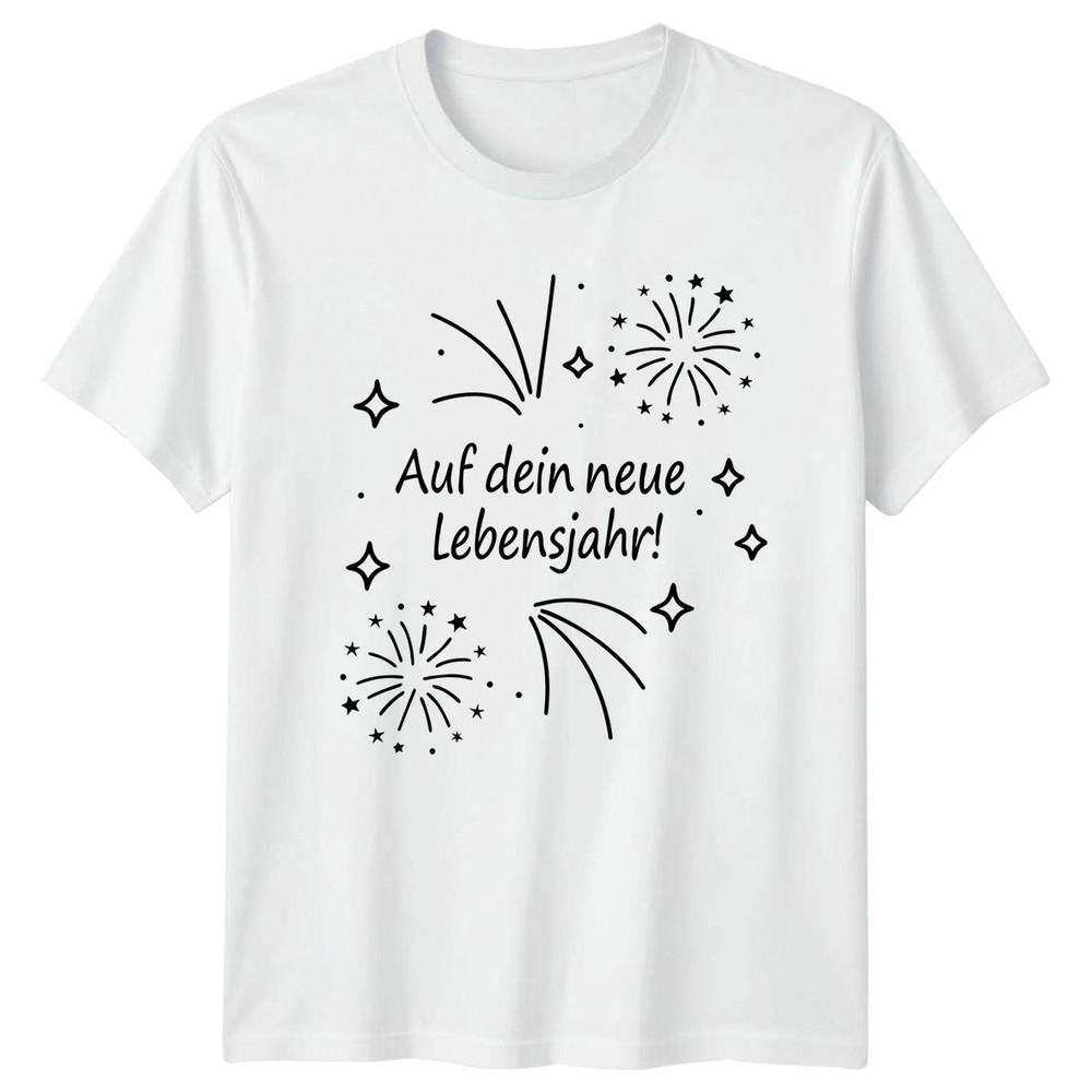 Auf Dein Neue Lebensjahr TShirt GerUnisex Birthday Celebration Birthday Gift S