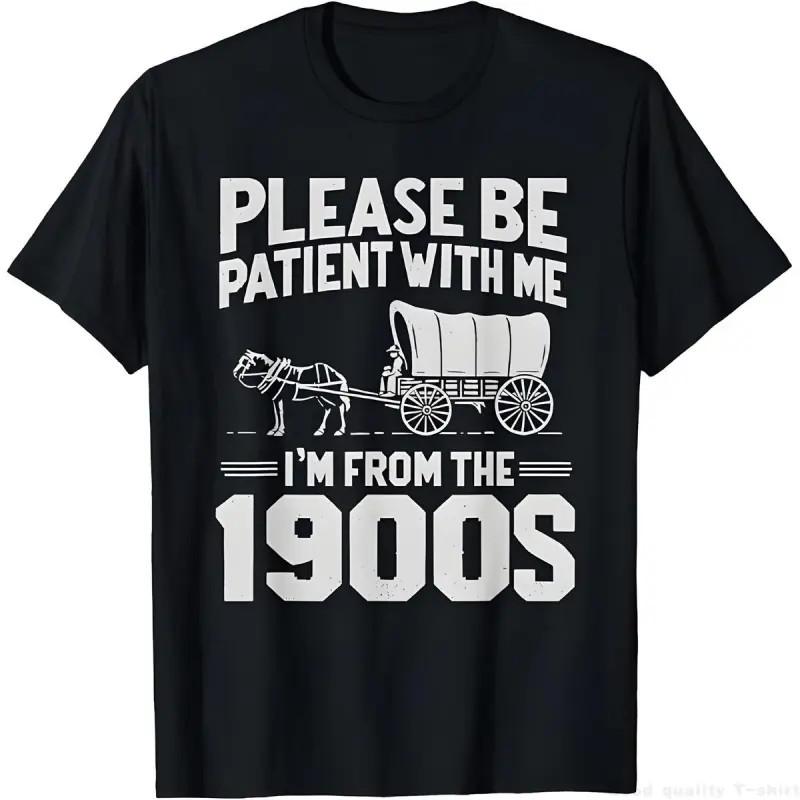Cotton Please Be Patient I m From The 1900s Funny Over The Hill TShirt Golf Gift S разноцветный