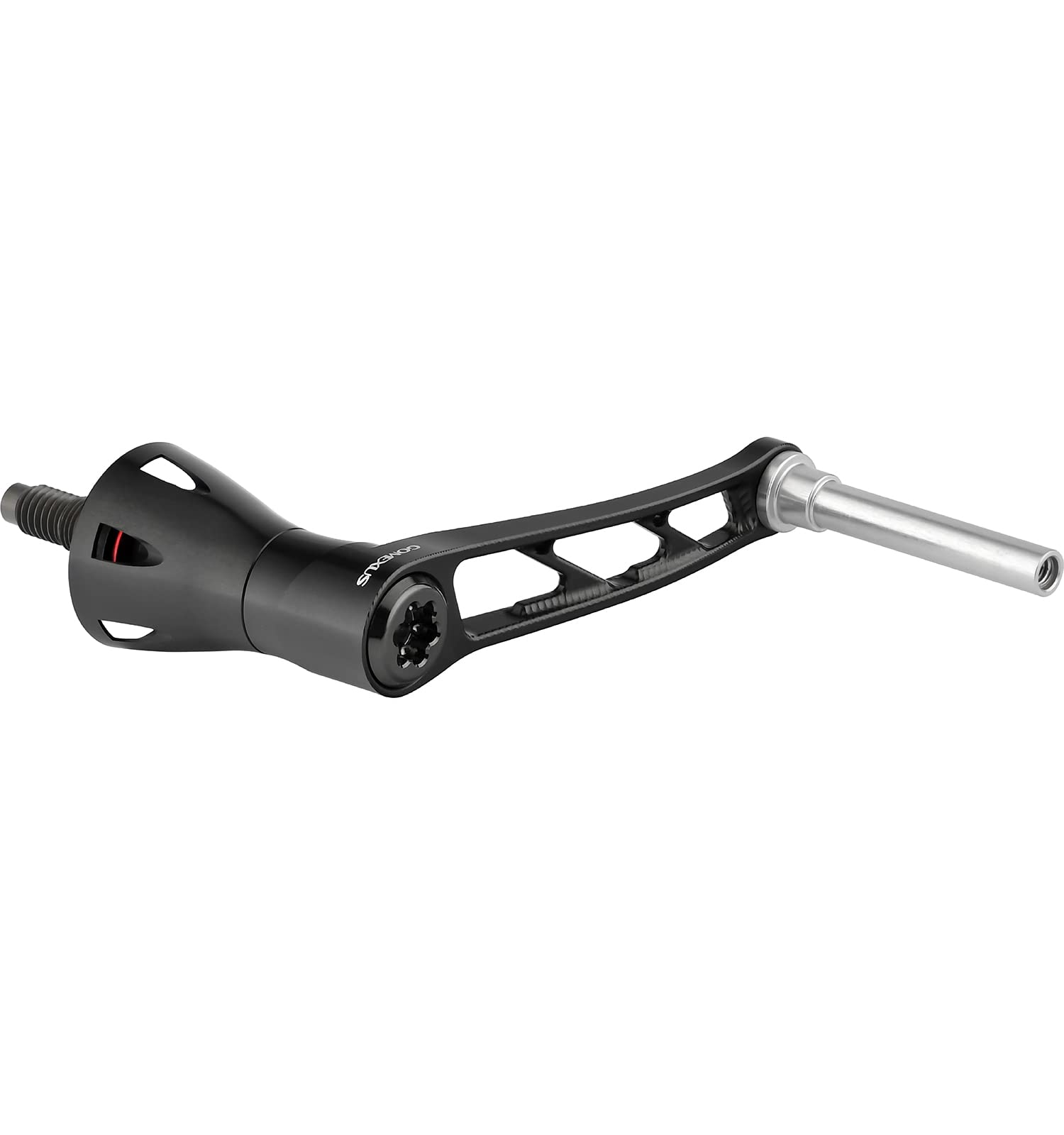 

Gomexus Handle for Light Game Single Handle Aluminum Shimano Spinning Reel Custom Parts Fishing Accessories No Knob Gunmetal (40mm, Black)